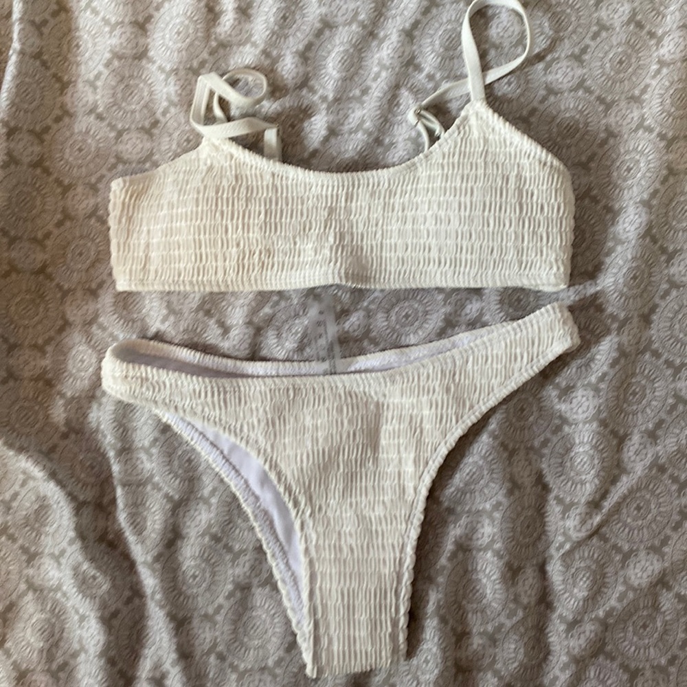 White bikini